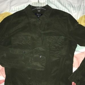 Olive green blouse